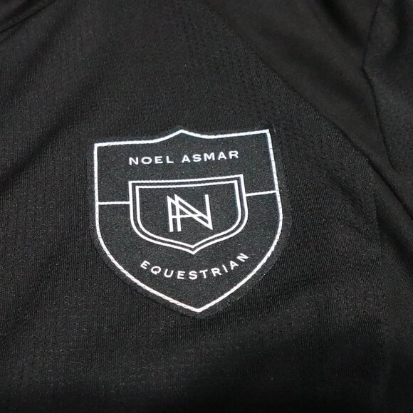 Noel Asmar Equestrian Jacket Women's Medium Black Full Zip Logo Long Sleeve - Picture 2 of 10